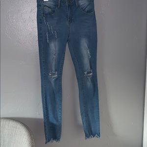 Romwe szS washed jeans NWOT
